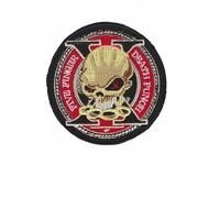 Five Finger Death Punch X Patch Badge Embroidered Iron on Applique Patch Accessory