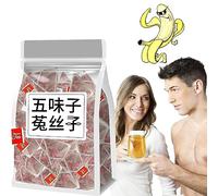 Five Flavors Goji Berry and Schisandra Dodder Tea - Chinese Herbal for Liver and Kidney Care, Men's Essentials Nourishing Tea (1 Box)