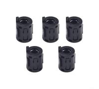 Five for snap-on EMC Demagnet Filter Rings for Ferrite Cable Core Choke Clips with Nickel Zinc Ferrite Construction for Effective Reduction (7mm)