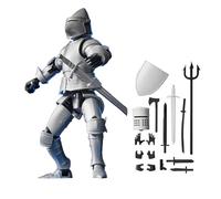 Five Generations Of Joint Dolls Medieval Infantry Heavy Soldier Hand Made Ornaments 061939