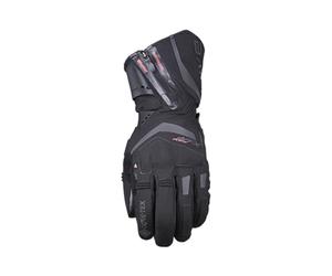 FIVE GLOVES WFX Prime EVO GTX Motorcycle Gloves - Black - XS - Waterproof Winter Riding