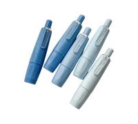 Five gradient correction tape pens with double-sided tape functionality, 30 meters total length, designed for silent and efficient error correction during meetings and classes (blue)