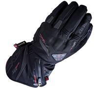 Five HG Prime Gore-Tex® Waterproof Heated Winter Motorcycle Gloves - Black