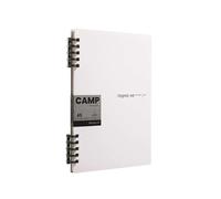 Five-Hole Clip Solid Color Loose-Leaf Book is not Easy to be Disassembled and Simple -A5 Gray