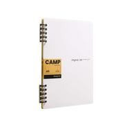 Five-Hole Clip Solid Color Loose-Leaf Book is not Easy to be Disassembled and Simple -A5 Yellow