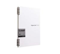 Five-Hole Clip Solid Color Loose-Leaf Book is not Easy to be Disassembled and Simple -B5 Gray