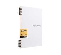 Five-Hole Clip Solid Color Loose-Leaf Book is not Easy to be Disassembled and Simple -B5 Yellow