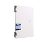 Five-Hole Clip Solid Color Loose-Leaf Notebook is not Easy to be Disassembled and Simple -B5 Blue