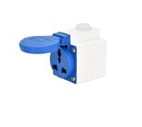 Five-Hole Waterproof Industrial Aviation Plug and Socket Multi-Function 10A European SCHUKO European Standard 2 core 16A(16a Multifunctional Surface)