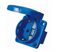 Five-Hole Waterproof Industrial Aviation Plug and Socket Multi-Function 10A European SCHUKO European Standard 2 core 16A(Socket Ip44 Gp11031)