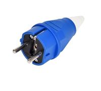 Five-Hole Waterproof Industrial Aviation Plug and Socket Multi-Function 10A European SCHUKO European Standard 2 core 16A(Gp 012 Two Pin Blue Plug)