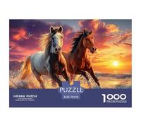 Five HorsesEngaging 1000-Piece Jigsaw Puzzles for Adults Featuring Challenging Educational Games for Both Women And Men - A Fantastic Collaborative Activity for Adults And Kids Age 12 Years And Up 70