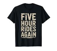 Five Hour Gravel Rides Every Weekend Funny Widow Woman Bike T-Shirt