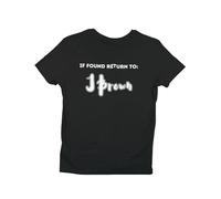 Five 'J' T-Shirt - Unisex, 100% Cotton, Sizes S to 5XL Black