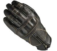 FIVE KANSAS BROWN FULL LEATHER SUMMER RETRO CLASSIC MOTORCYCLE MOTORBIKE GLOVE