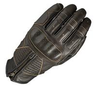 Five Kansas Custom Urban Motorcycle Motorbike Leather Gloves - Brown