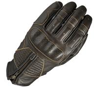 Five Kansas Custom Urban Motorcycle Motorbike Leather Gloves - Brown
