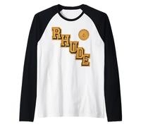 Five Keep on Movin 2025 Rhude Raglan Baseball Tee