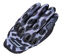 Five Ladies Stunt Evo2 Motorcycle Motorbike Touchscreen Gloves - Leopard Grey