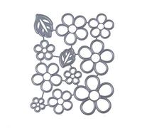 Five Leaf Flower Metal Cutting Dies Stencil Scrapbooking Album Stamp Paper Cutting Dies for Card Making UK for Men