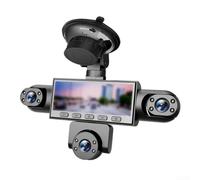 Five Lens Dashcam Featuring 4K Front And 1080P Side Rear Views, 360 Panoramic Car Recorder With Advanced 3.16 Inch Screen, For Complete Vehicle Protection(Black)
