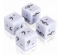 Five-Line Staff Music Note Dice, Five-Line Staff Music Theory Dice, Includes Two High-Pitched Symbols and Two Low-Pitched Symbols Dice
