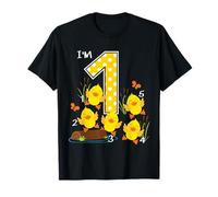 Five Little Ducks Kids Nursery Song 1st Birthday 1 Year Old T-Shirt