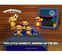 Five Little Monkeys Jumping on the Bed (picture book with song lyrics and coloring book): A picture book of Five Little Monkeys Jumping on the Bed