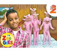 Five Little Piggies Jumping on the Bed
