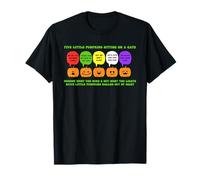 Five Little Pumpkins Sitting On A Gate Oooooh Went The Wind T-Shirt