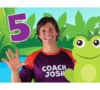 Five Little Speckled Frogs | Action Song for Children | Coach Josh