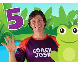 Five Little Speckled Frogs | Action Song for Children | Coach Josh
