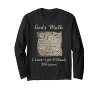 Five Loaves Two Fish Feeding The 5000 Jesus Miracle Long Sleeve T-Shirt