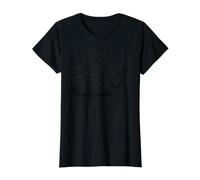 Five Loaves Two Fish | John 6 Faith Tattoo Christian Value Graphic T-Shirt, Women, Black, L