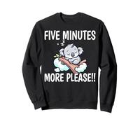 Five Minutes More Please - Funny Sleeping Koala Bear Lover Sweatshirt