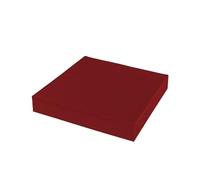 FIVE MOONS Orthopaedic Pressure Relief Memory Foam Seat Pad Cushion for office chairs, cars, wheelchairs and mobility scooters .Waterproof Zipped Cover (Burgundy, 18" x 18" x 3")