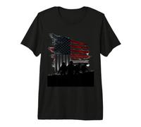 Five Move As One American Flag Military Premium T-Shirt