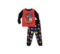 Five Nights At Freddy's Boy's Long Pyjamas in Black | Size: 7-8 Years Five Nights At Freddy's Black 7-8 Years