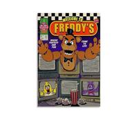 Five Nights at Freddy's Canvas Wall Art Living Modern Family Bedroom Music Movie Cartoon Poster 12x18inch(30x45cm) Unframe-style