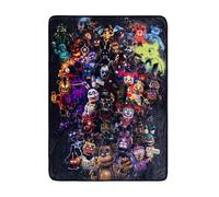 Five Nights At Freddy's Character Collage Fleece Throw Blanket | 45 x 60 Inches