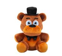 Five Nights At Freddy's Classic Freddy Plush - 8-Inch Stuffie with Soft Material and Glow-In-The-Dark Eyes