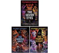 Five Nights at Freddy's Graphic Novel Collection 3 Books Set By Scott Cawthon, Kira Breed-wrisley (The Twisted Ones, The Silver Eyes, The Fourth Closet)