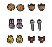 Five Nights at Freddy's Pixelated 6 Pack Earring Set