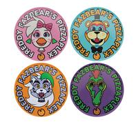 Five Nights At Freddy's Printed Metal Drinks Coasters Five Nights At Freddy's Multicolor