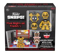 Funko Playset Snaps! Five Nights At Freddys Golden Freddy With Stage Figure Multicolor