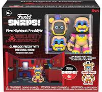 Five Nights At Freddys Snaps Glamrock Freddy with Dressing Room FNAF Snap NEW UK