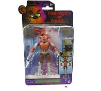 Five Nights at Freddys Withered Foxy - 5-Inch Articulated Figure with Jumpscare Feature and Glow-In-The-Dark Eyes