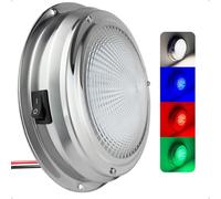 Five Oceans 4" RGBW LED Dome Ceiling Light with Internal Driver, 12V, Stainless Steel Housing - FO5052
