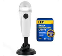 Five Oceans Kayak Lights - Stern Lights for Boats, Anchor Light, 8-inch, Battery-Powered LED Kayak Lights for Night Kayaking with Suction Cup for Small Boat, Canoe, Dinghy, Paddle Board - FO4483