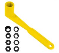 Five Oceans Universal Prop Wrench Kit with Multiple Sockets, Floating Boat Propeller Wrench Nuts for Outboards and Stern Drives, Ideal Pontoon, Sport and Fishing Boat, Yellow - FO4798